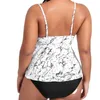 Women's Swimwear Plus Size Swimsuit Printed Two Piece Bathing Suit Swimdress Beachwear