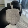 Collana con ciondolo con ciondolo Moissanite Hip Hop Vvs con passaggio personalizzato Diamond Tester Collana con ciondolo con lettera in argento 925 ghiacciato 18k Gioielli da uomo