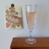 Şarap Gözlükleri Kupa Partisi Şampanya Cam Viski Bira Kupa Ev Kokteyl-Cam Ev Düğün Şampanya