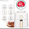 Air Fryers JD688 multifunctional air fryer 1400W strong 4.5L household air fryer 2-color electric mini oven Y240402