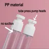 Storage Bottles Transparent Empty Vacuum Airless Plastic Lotion Cream Container Travel Cosmetic Pump