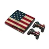 Ps3 Slim Flag Series Game Machine Adesivos PS3 Host Adesivos para fazer figuras à prova d'água e resistentes a arranhões