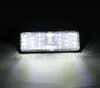 2 Vit rektangel LED -reflektorer Bromsljus Universal Motorcykel Rektanglar Bicycle Rectangles Bike Rectangle Car Rectangles Aut8072625