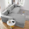 Chair Covers Waterproof 1-4 Seaters Cushion Sofa Seat Cover Pillowcase Anti-dust Tight Wrap Protector Jacquard Plush Fibre For Living Room