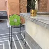 Oreiller étudiant fleur tampon de siège en forme de chaise en forme de chaise