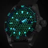 Boderry masculino relógios automáticos militar relógio de pulso mecânico mergulhador 100m à prova dwaterproof água safira c3 esporte luminoso 240327