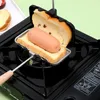 Двусторонняя сковорода для выпечки сэндвичей, походная жарочная машина для сыра, многоцелевая перекидная сковорода