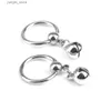 Other Health Beauty Items 1 pair of 14G stainless steel pendant nickel rings with a novel design of on the main body equipped with nickel rings Y240402