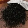 1000/2000pcs bebek kızlar scrunchie paketi elastik saç bantları çocuk saç bağları lastik bantlar at kuyruğu tutucu saç aksesuarları seti