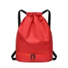 Torebki yixiao sucha separacja mokra sport sportowy plecak wodoodporny z butami torby fitnessowe worki do przechowywania worka do przechowywania