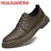 Casual Shoes Arrival Breathble Formal Casuel Leather Round Toe High Quality Lace-up Solid Soft British Style For Man