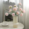 Dekorative Blumen Seide Hochwertige gefälschte künstliche Pflanzen Ornamente für Nordic Home Salon Dekor Haus Wohnzimmer Dekoration