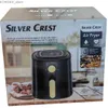 Air Fryers Silver Crest 4L سعة كبيرة من الدرجة المحترفة في المقلاة الهوائية الخالية من الزيت الكهربائية المقلاة العميقة Y240402