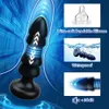 Telescopic Anal Vibrator Male Prostate Massager For Men Masturbator Dildo Butt Plug Adult Sex Toys Women Gay Remote Control 240320