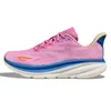 One ONE Bondi 8 HOKAS Running Shoes 남자 여자 클리프톤 9 탄소 x 2 블랙 화이트 핑크 폼 운동화 운동화 구름【code ：1】