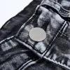 Jeans gris pour hommes Slim petits pieds pantalons longs tenue décontracté extensible polyvalente 240323