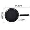 Pans non stick padella manico anti-scaldamento manico a induzione foro per hob elettrico tawa pancake crepes posate pentole