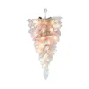 Decorative Flowers Christmas Pink Upside Down Tree With Light Decoration Hanging Garland For Front Door Exquisite Lightweight Versatile