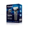 Electric Shavers Kemei KM-6558 Multifunktionell vattentät 3 i 1 Cutter Head USB Men Shaver 2442