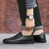 Casual Shoes Leather Sneakers Men Driving Comfortable Quality Moccasins Tooling Big Size