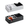 51/53/58mm ABS Coffee Portafilter Rack Distributör Holder Espresso Tamper Mat Stand Espresso Knock Box Coffee Accessories 240327