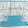 Foshan manufacturers supply metal pet cage plating thick wire small bird cage pet supplies wholesale