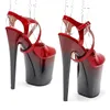 Dance Shoes Model Shows Wome Fashion 20CM/8inches PU Upper Platform Sexy High Heels Sandals Pole 296