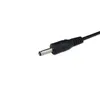 ناعمة ومقاومة للطي 3.5x1.35 مم DC USB إلى DC 3.5 كبل شحن سلك الطاقة PVC مع مكبرات صوت صغيرة مستديرة
