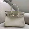 Designer BK Handbag Platinum Leather 2024 Högklassig och litchi-mönster sydd krokodilmönster Bag Hög kapacitet Portable Womens Bag Fashion