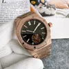 26510or Mens Tourbillon Designer Clone AAA+Watch 42mm ميكانيكية أوتوماتيكية من الفولاذ المقاوم للصدأ الفولاذية الفاخرة المضيئة مونترس مونترز دي لوكس ريبوجس دي لوجو