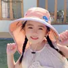 Wide Brim Hats Bucket Hats Sun Hat for Children Sun Hat for Summer Face Protection for Boys Sun Hat for Girls Sun Hat for Neck Guard Student Travel Sun Hat L240402