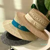 Wide Brim Hats Bucket Summer Women's Straw Hat Ladies Luxury Sun Fashion Protection Beach French Raff Cap