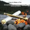 Överlevnadsmetall eldkolv Starter Fire Kolv Starter Camping Fire Starters Outdoor Camping Gear Metal Fire Rod for Survival