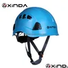 Caschi da ciclismo Xinda Professionale Alpinista Casco da arrampicata su roccia Protezione di sicurezza Camma esterna Escursionismo Equitazione Kit di sopravvivenza 240223 Dro Dh9Md