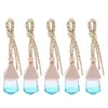 Storage Bottles 5Pcs 6ml Home Car Hanging Air Freshener Perfume Fragrance Diffuser