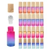 Bouteilles 10/20/30/50pcs rouleau de verre épais sur bouteille 5ml dégradé couleur bouteille vide rouleau boule bouteille parfum huile essentielle Kit de voyage