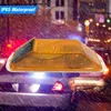 자동차 태양열 스트로브 경고 LED 램프 칩 제어 브리지 충전식 야간 운전 교통 안전주의 조명 자동 액세서리