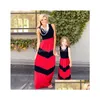 Familie Passende Outfits 10 Farben Mutter Tochter Kleid Gestreifte Mama Kleidung Look Und Böhmischen Stil Drop Lieferung Baby Kinder Maternit Dhrwr