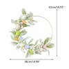 Couronne de fleurs décoratives, œufs Pastel, pour porte d'entrée, fenêtre, décoration murale et cadeau de célébration, livraison directe pour femmes