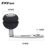 Rullar ekfan 7*4/8*5mm 92/94mm Eva Knob aluminiumlegering fiske rulle hantera vippor Enkel fiskehulle för baitcasting fshing tillbehör