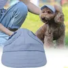 Vêtements pour chiens ATUBAN Pet Baseball Cat Outdoor Sunbonnet avec trous d'oreille réglable Ste Summer Parent Enfant Chapeau Accessoires