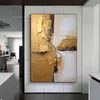 手作りの大型ミニマリストのゴールドテクスチャアートワークキャンバス油絵白いベージュユニークなゴールドキャンバス装飾アートオフィスリビングルームの寝室の装飾のためのアート