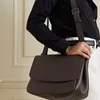 The Row Margaux 17 Designer handtassen Luxurys top handvat dames margaux15 echt leren draagtas heren crossbody strandtassen Mode reismessenger schoudertassen