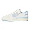 Forum 84 baskets Bad Bunny Forums bas High Buckle Chalk White Gum Dark Dark Blue Bleu