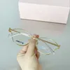 Güneş Gözlüğü Tasarımcısı Miao Family's 2024 Metal Çerçeve Gözlükleri Onarım Ayna Moda Kedi Gözü Myopia Boş Bacaklar U8L2