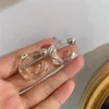 Boucles d'oreilles coréennes en acrylique transparent, cerceau géométrique en forme de C pour femmes et filles, tendances suspendues, bijoux de fête de voyage, cadeaux, 2024