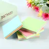 Notas post-it criativas de cor quadrada podem ser rasgadas, mensagem de aprendizagem, livro de notas, tijolo, bloco de notas, escritório, atacado