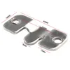 Haken 10 STKS Rvs Haak Set Po Frame Opknoping Foto Hardware Hanger Twee In elkaar grijpende Z-clips 44 19mm/54 30mm