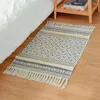 Tapis de chevet en coton et lin touffeté, Vintage, Style ethnique bohème, tapis de sol antidérapant, pour cuisine, décoration de maison