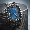 손목 시계 오리지널 클로 박스 설교 스타일 레트로 유럽 및 미국 시계 틈새 디자인이있는 스페셜 모양의 고급 INS.